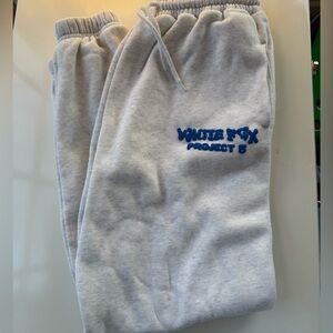White Fox Light Gray Sweatpants